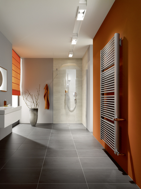 Designradiator voor de badkamer Duett van Kermi