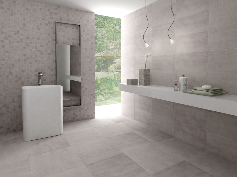 15x Beeldige Beige Badkamertegels