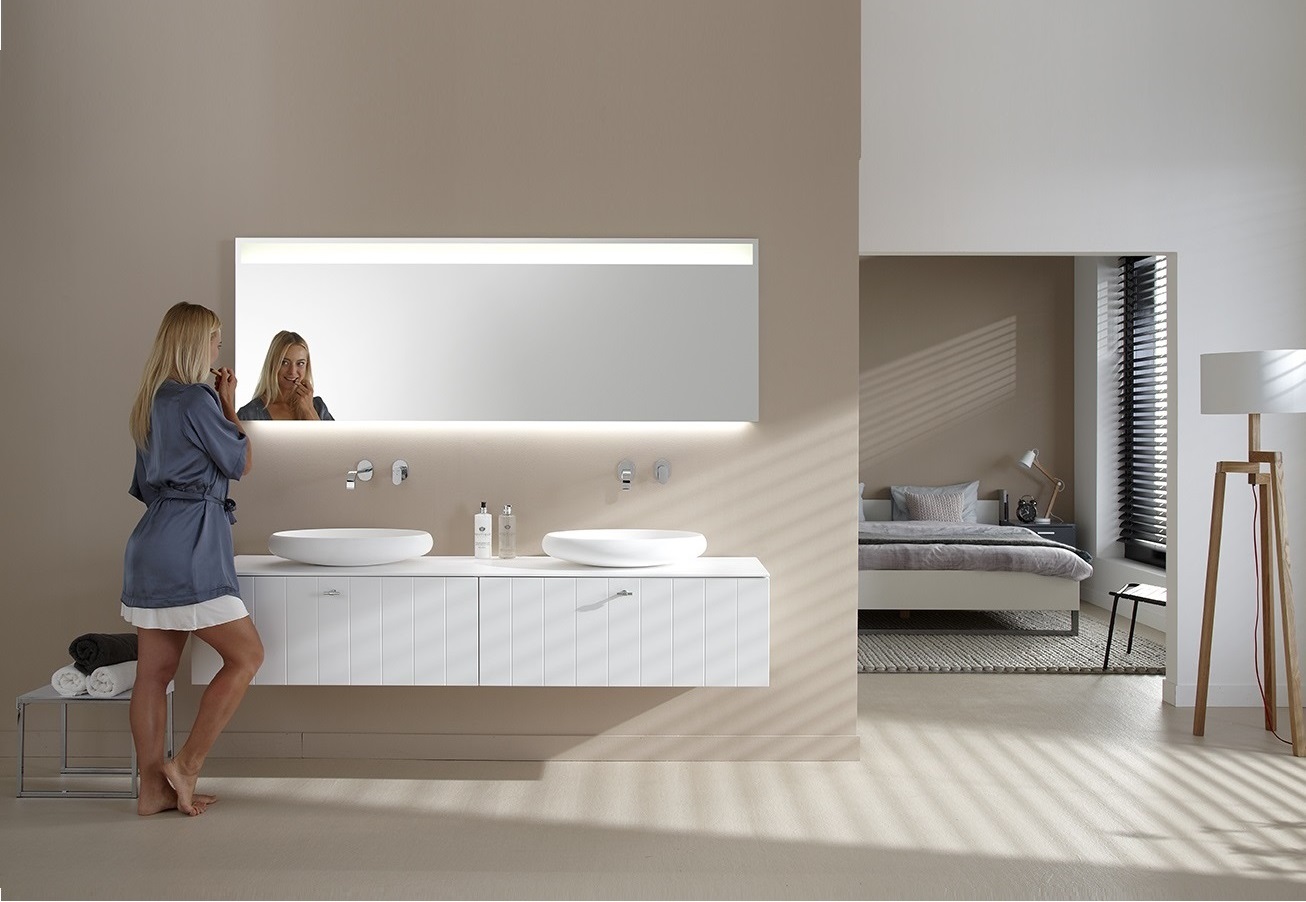 Industriele badkamer spiegel: spiegel voor badkamer teakbadkamer ...