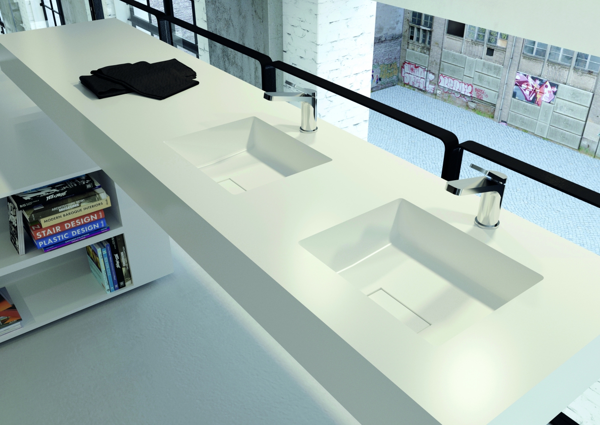 Design wasbakken badkamer: op maat via houtmerk hout in de ...