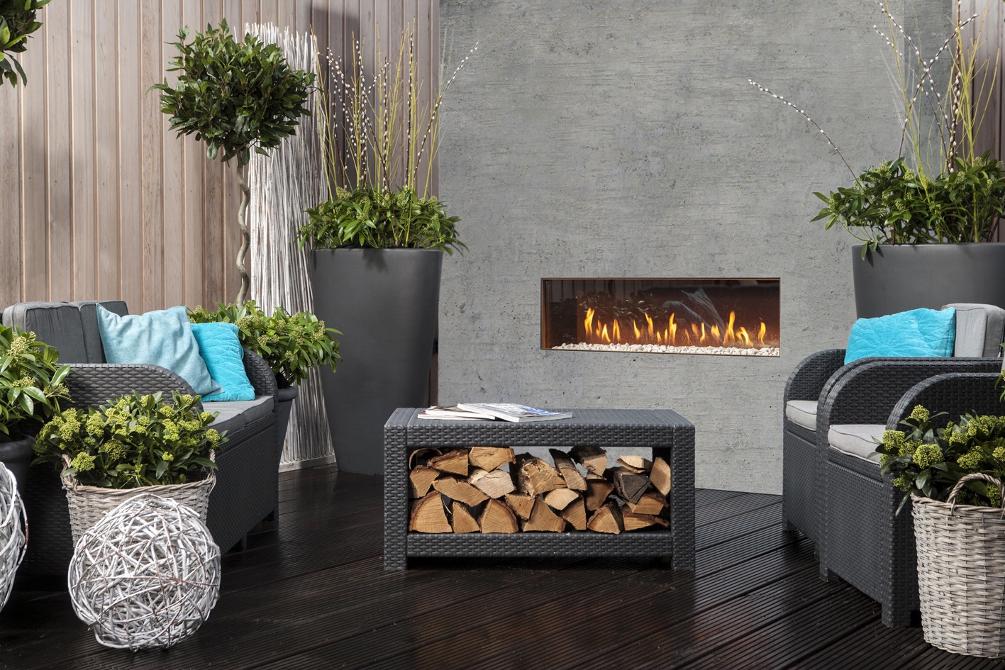 Genieten in de tuin met een sfeervolle tuinhaard nieuws ... Lounge tafel ideeën