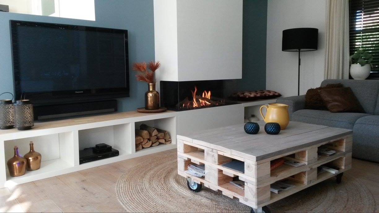 Heerlijk loungen bij een haard met vaste bank nieuws startpagina ...