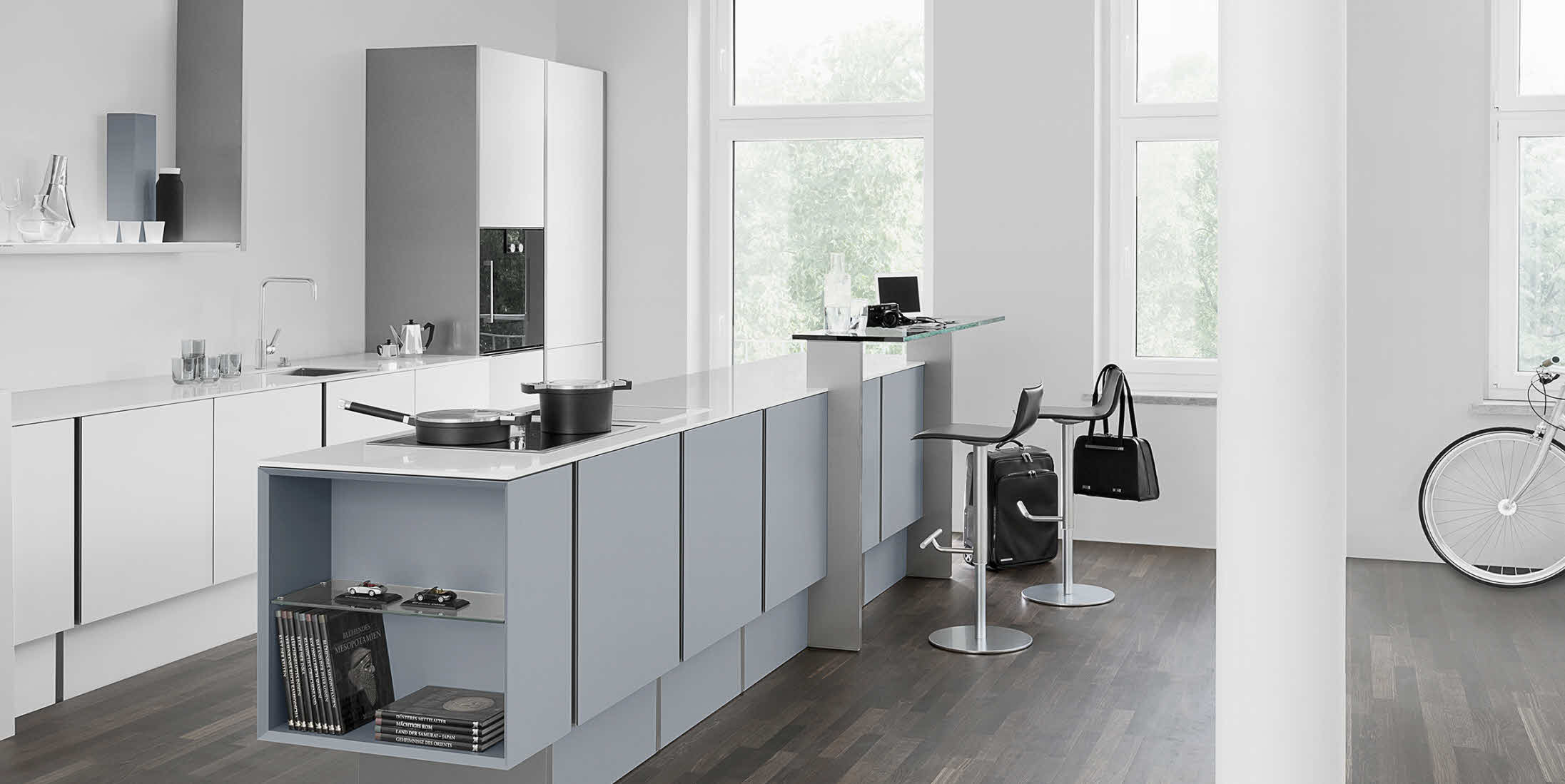 De nieuwe poggenpohl keuken p`7350 design by porsche nieuws ... Kleur keukendesign grijze