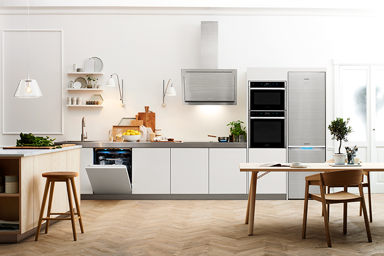 Keuken met de nieuwste inbouwapparatuur van Samsung - Chef Collection