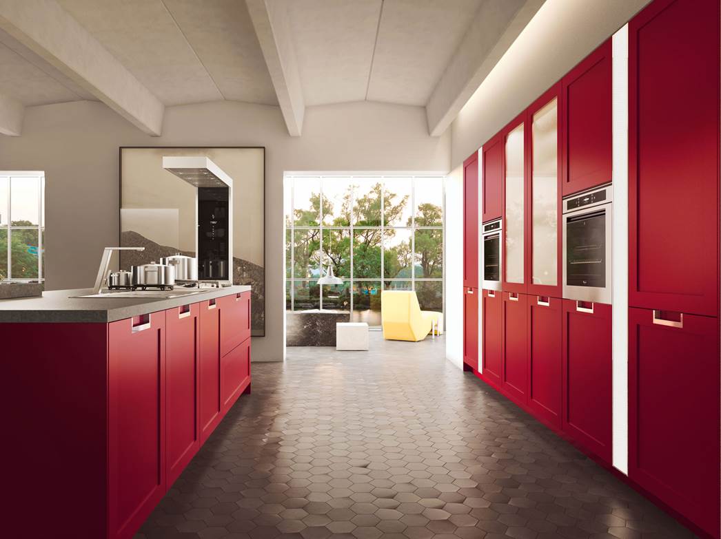 Snaidero lux italiaans keukendesign nieuws startpagina voor ... Rood in de keuken