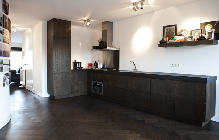 Witte keuken houten vloer ~ consenza for .
