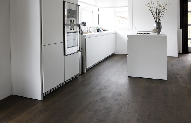 Witte houten vloer in keuken ~ consenza for .