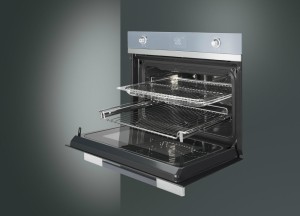 Smeg oven met magnetronfunctie 45cm - Linea lijn
