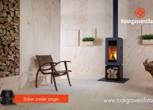 Rookgasventilator RSHT voor houthaarden - Rookgasventilatoren