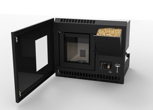 Een inzethaard op pellets zonder nadelen - RIKA: De Oostenrijkse kachel