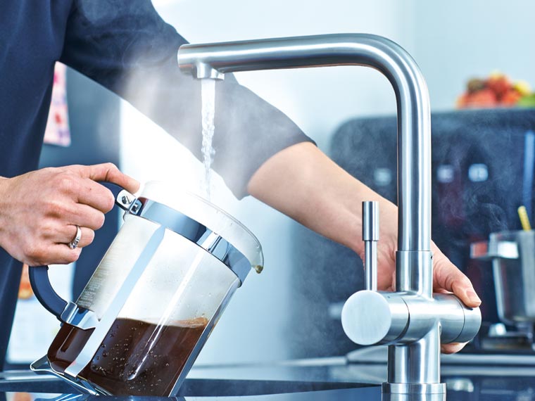 Franke 3 in 1 kokend water systeem