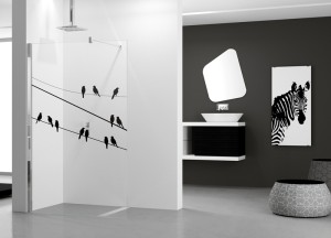 Novellini In Art print op douchewanden