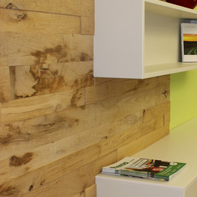 Woodindustries wandbekleding pallethout