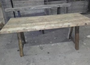 Landelijke kasteeltafel