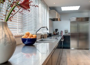 Dekker keukenblad roestvrij staal (rvs)