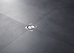 Geberit compacte vloerput met haarzeef - Geberit