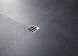 Geberit compacte vloerput met haarzeef