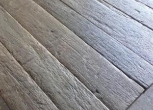 Robuuste tafel oude wagondelen - Woodindustries