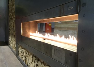 Zeno lineaire buitenhaard gashaard - Zeno Products