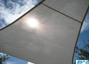 Schaduwdoek ZONZ waterdoorlatend