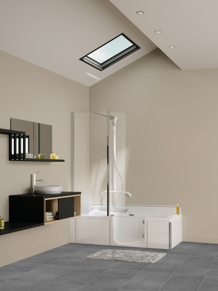 KinedoÂ® Duo douche en bad combinatie