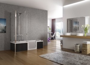 KinedoÂ® Duo douche en bad combinatie