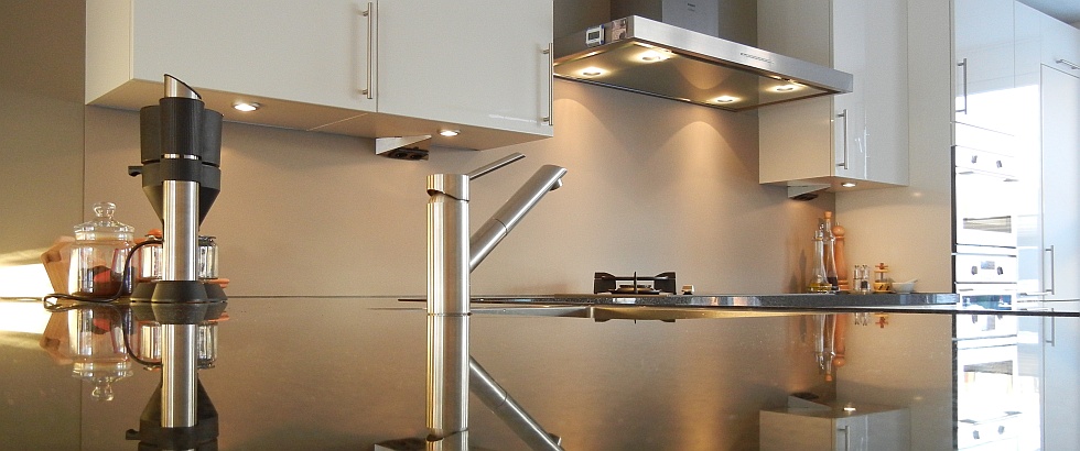 Bokmerk luxe aluminium achterwanden