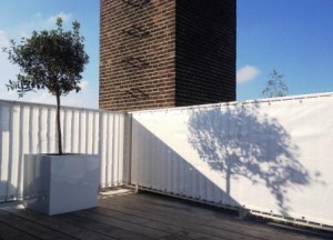 ZONZ Winddoek op maat gemaakt