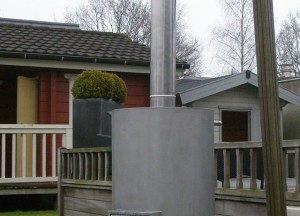 Storvatt houtgestookte zwembadverwarming