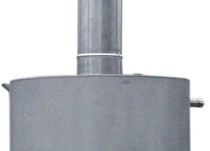 Storvatt houtgestookte zwembadverwarming