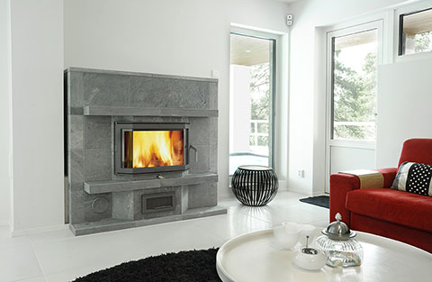 NunnaUuni Viveca 1 speksteen voorzetkachel