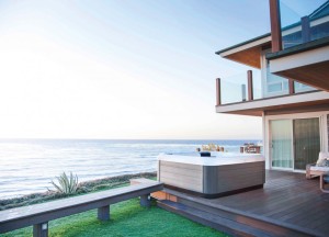 Villeroy &amp; Boch outdoor whirlpool Black &amp; White Edition - Villeroy &amp; Boch