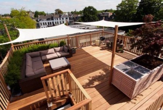 ZONZ schaduwdoek voor dakterras - ZONZ sunsails