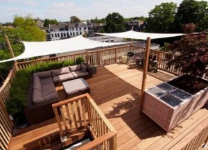 ZONZ schaduwdoek voor dakterras - ZONZ sunsails