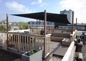 ZONZ schaduwdoek voor dakterras