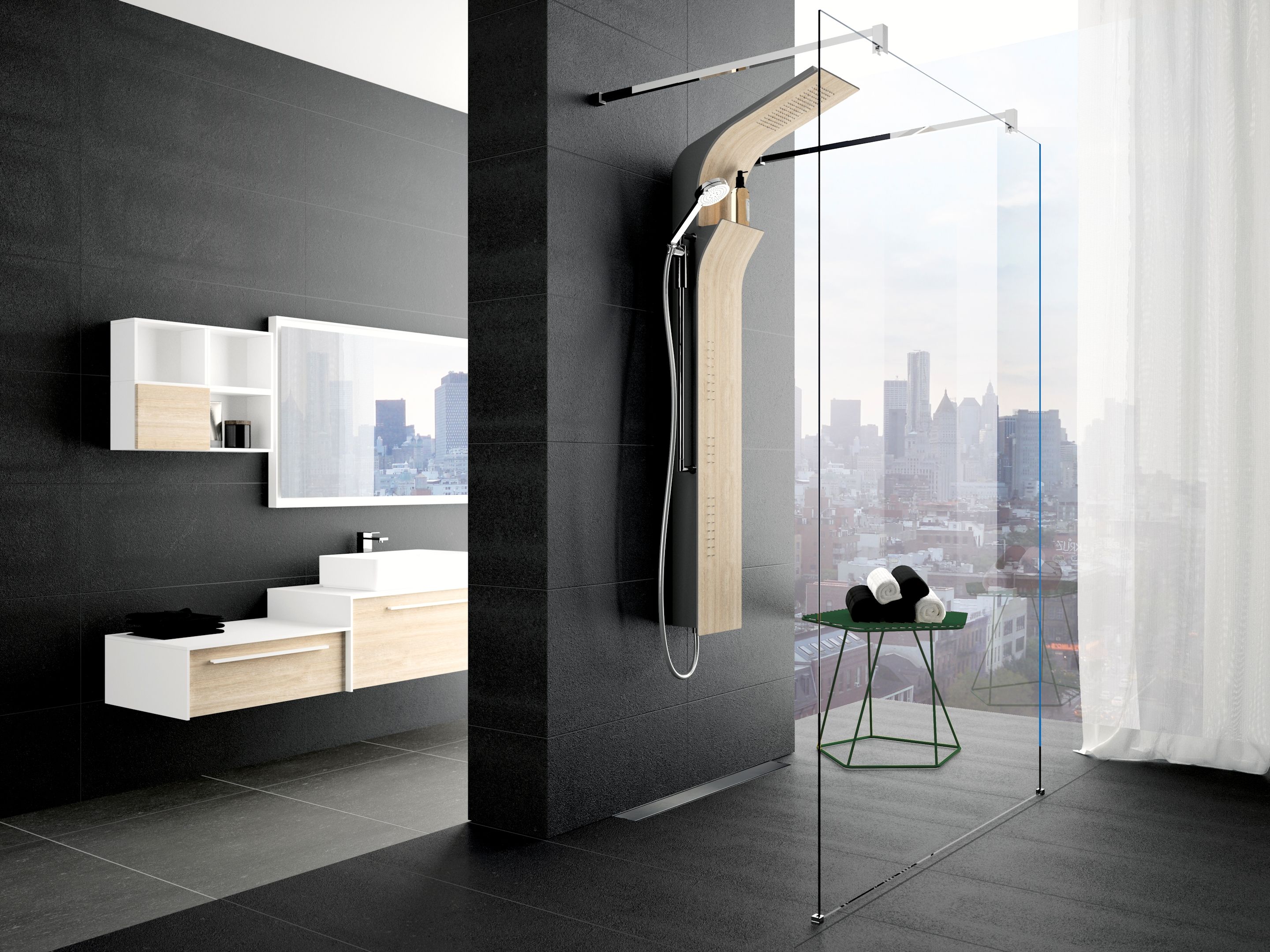 Novellini douchepaneel Vanity