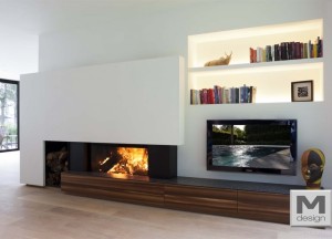 M-design liftdeurhaard Luna Diamond 1000H - M-Design