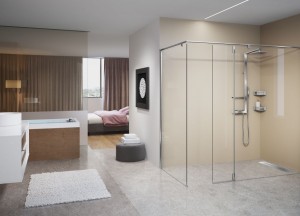 Novellini Inloopdouches Kuadra H