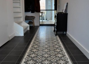 Designtegels Portugese cementtegel Egal Negra S800 Gris 