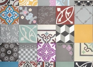 Designtegels Portugese cementtegel Patchwork bonte mix