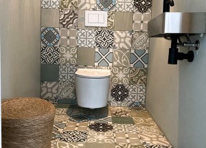 Designtegels Portugese cementtegel Patchwork Bonte mix - Designtegels.nl