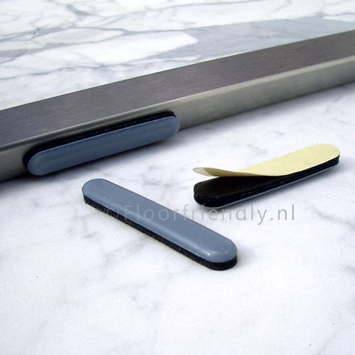 Floorfriendly vloer beschermende teflonglijder voor plat buisframe