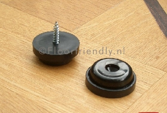 Floorfriendly anti-slipdop met schroef voor stoel of bank - Floorfriendly