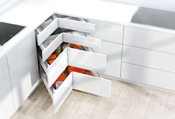 Blum Space Corner ergonomische keuken hoekkast | Blum - Blum
