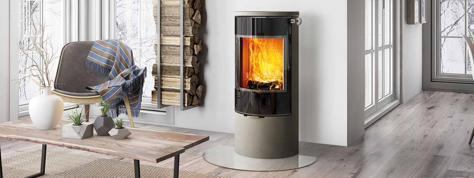 Viva 100L houtkachel | Attika