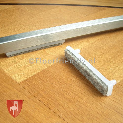 Floorfriendly Viltglijder voor plat buisframe