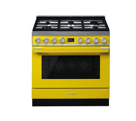 Smeg Portofino fornuis in 7 verschillende kleuren