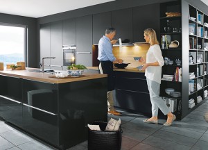 Schuller zwarte Glasline keuken - 