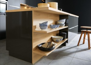 Schuller zwarte Glasline keuken