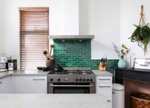 Marokkaanse wand- en vloertegel Bejmat Vert Foncee - 